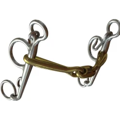 nsbits Mors Pelham Ns Bit Tranz, Double Brisure, Articulation Losange, Canons 10 Mm, Branche Inferieure 5 Cm, Poney Pas D'Indication Clearance