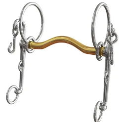 nsbits Mors Pelham Ns Bits Slimma Swales, Leger Passage De Langue, Canon 14 Mm, Branche Inferieure 7 Cm Pas D'Indication New