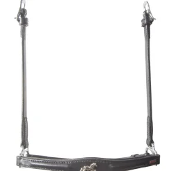 karlslund Muserolle Allemande Avec Embleme De Cheval Black Best