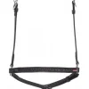 karlslund Muserolle Allemande Avec Tresse Black New