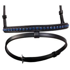 karlslund Muserolle Combinee , 1 Rangee De Strass Black/Blue Discount