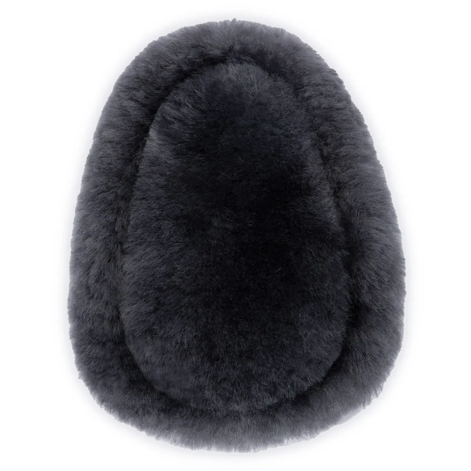 horze Pad Pour Collier De Chasse Harleigh En Mouton Gris Fonce Outlet