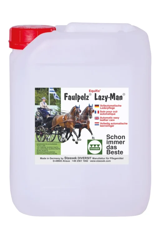 stassek Produit D'Entretien Du Cuir Faulpelz Lazy-Man Equifix, 2 Litres Yellow/Brown New