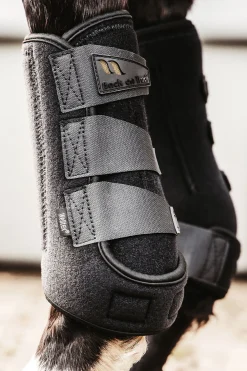 backontrack Protege-Tendons Back On Track Flux D'Air Black Hot