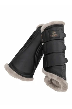 eskadron Protege-Tendons Platinum 23 En Similicuir Et Fausse Fourrure Black Discount