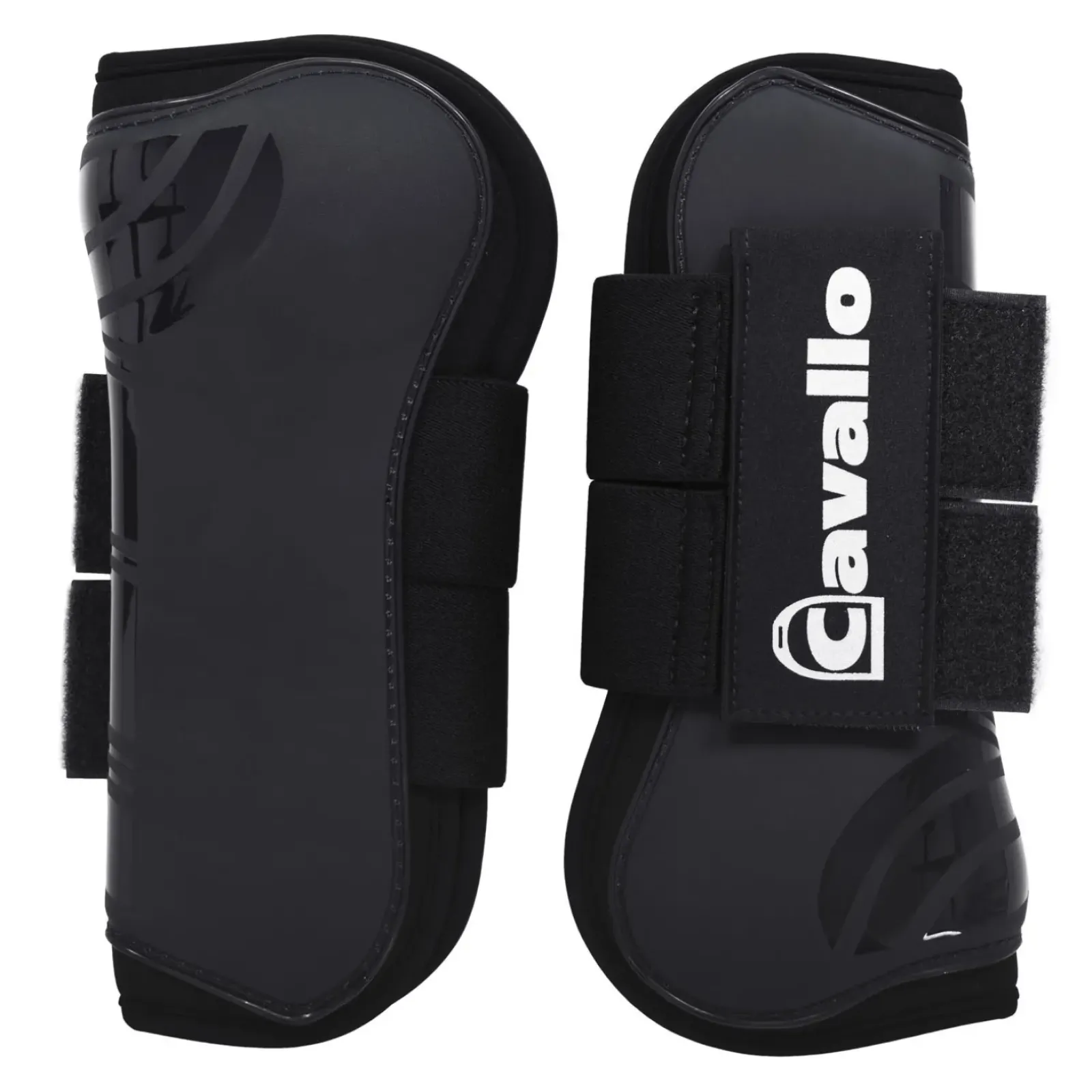 cavallo Protege-Tendons Guetres De Protection Cavalholda Black
