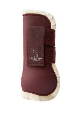 horze Protege-Tendons Leighton Teens Ado Collection Rum Raisin Brown Clearance