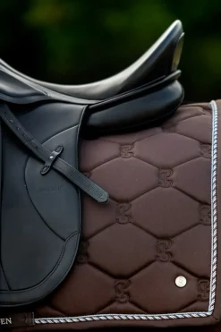 psofsweden Ps Of Sweden Cotton Signature Dressage Saddle Pad Coffee Liqueur Best