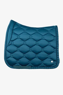 psofsweden Ps Of Sweden Tapis De Selle De Dressage Ruffle Petrol Blue