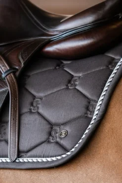 psofsweden Ps Of Sweden Tapis De Selle En Coton Signature Jump Saddle Pad Coffee Liqueur Outlet
