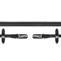 schockemohle Rênes Caoutchouc Neo Black/Silver Outlet