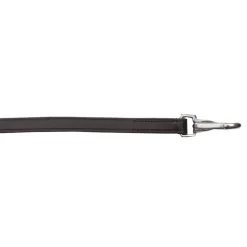 kavalkade Rênes Caoutchoutes Avec Mousqueton Black