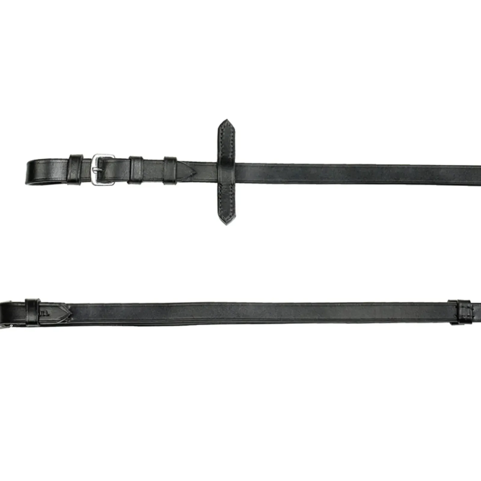 horze Rênes Cuir Noir