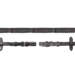 schockemohle Rênes Dura Soft Schockmohle, Rênes De Cuir, Interieur En Nylon Black/Silver Discount
