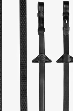 lemieux Rênes En Caoutchouc Souple Black/Black Discount