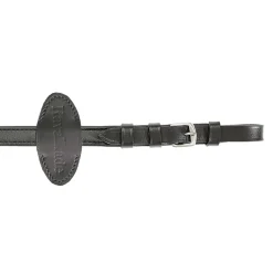 kavalkade Rênes En Cuir Souple (16 Mm) Black