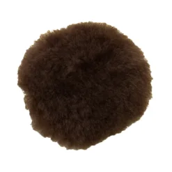 horze Rond De Muserolle Croisee En Mouton Veritable Marron Clearance