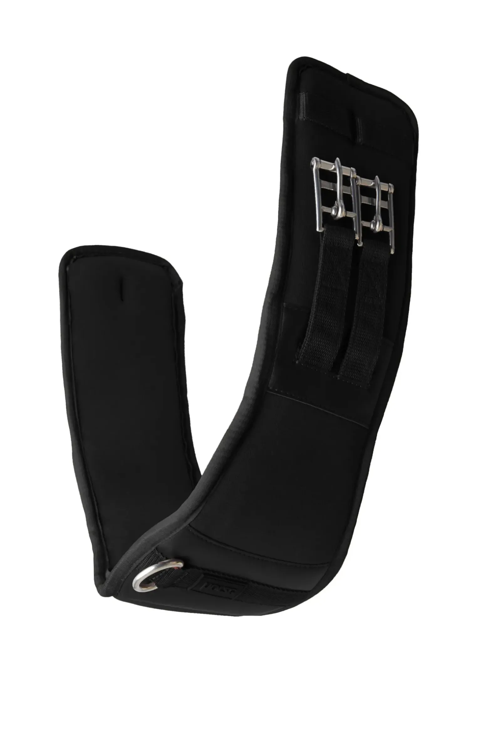 horze Sangle De Dressage Neoprene Varna Sans Elastique Black Sale