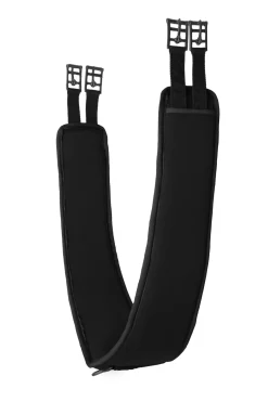 horze Sangle Preformee Neoprene Frontera Sans Elastique Black New