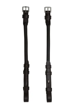 schockemohle Anatomic Line Round Cheek Piece Black/Silver