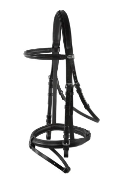 schockemohle Bremen Wide Bridle Black/Silver Best