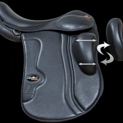karlslund Selle A, Kneefit Black/Blue Gullet Hot