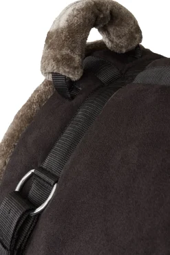 horze Selle Sans Arcon Pu Suede Noir/Gris Outlet
