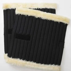kavalkade Sous-Bandes Laine Fausse Fourrure Black Best