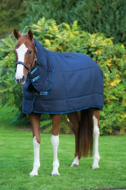 horseware Sous-Couverture Plus, Protege-Encolure Integre, 300G Dark Blue/Dark Blue Clearance