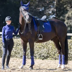 lemieux Tapis De Dressage Luxe Saison Ink Blue Clearance