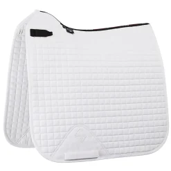 lemieux Tapis De Selle Chabraque De Dressage En Coton Cotton Dr Square Wh/Ab Clearance