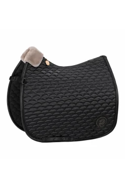 eskadron Tapis De Selle De Dressage Platinum 23 Satin Cloud Black