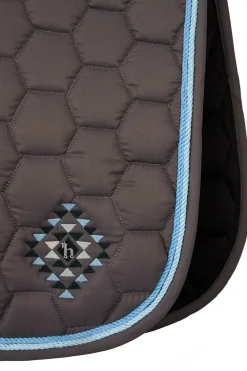 horze Tapis De Selle De Dressage Navajo Smoked Pearl Grey Hot