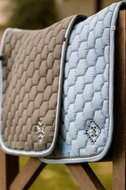 horze Tapis De Selle De Dressage Navajo Smoked Pearl Grey Hot