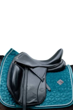 kentucky Tapis De Selle De Dressag'E Horsewear Velours Emerald Green Outlet