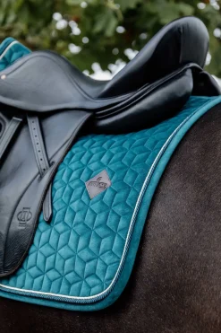kentucky Tapis De Selle De Dressag'E Horsewear Velours Emerald Green Outlet