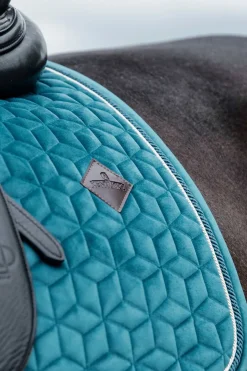kentucky Tapis De Selle De Dressag'E Horsewear Velours Emerald Green Outlet