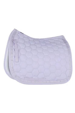 horze Tapis De Selle De Dressage Kaitlin Avec Passepoil Fleuri Orchid Hush