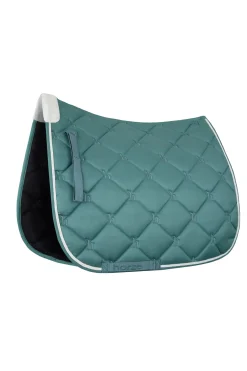 horze Tapis De Selle De Dressage Ghent Avec Fausse Fourrure Glac Arctique Outlet