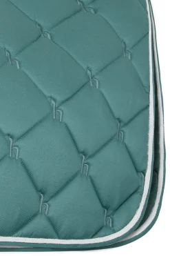 horze Tapis De Selle De Dressage Ghent Avec Fausse Fourrure Glac Arctique Outlet