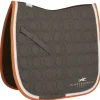 schockemohle Tapis De Selle De Dressage Air Cool Dl Ii Grey Melange/Orange Outlet