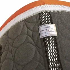 schockemohle Tapis De Selle De Dressage Air Cool Dl Ii Grey Melange/Orange Outlet
