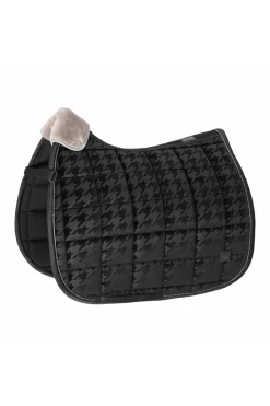 eskadron Tapis De Selle De Dressage Essence 22/23 Velours Estampille Black Hot