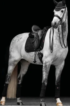 lemieux Tapis De Selle De Dressage Daim Cristaux Black Outlet