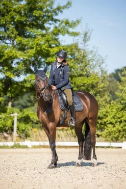 horze Tapis De Selle De Dressage Sandness Dark Navy Online