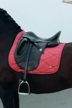 bvertigo Tapis De Selle De Dressage B Vertigo Laurel Mineral Red Clearance