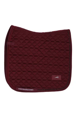 schockemohle Tapis De Selle De Dressage Crystal Brilliance Dark Cherry Sale