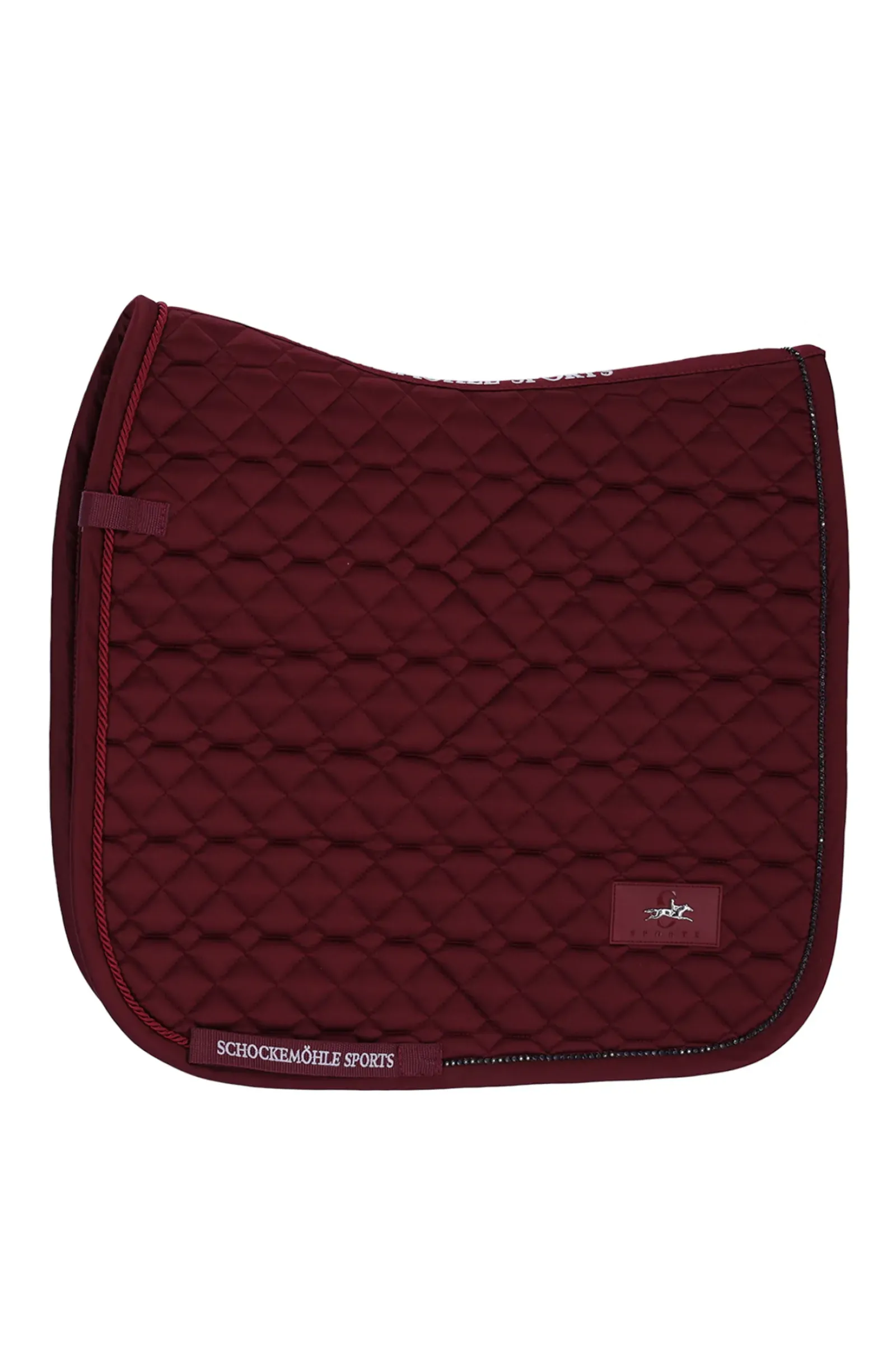 schockemohle Tapis De Selle De Dressage Crystal Brilliance Dark Cherry Sale