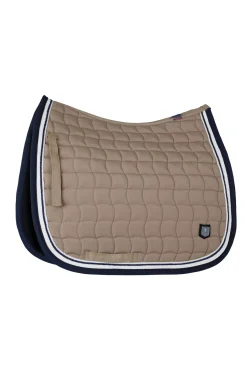 bvertigo Tapis De Selle De Dressage B Vertigo Cameron Avec Passepoil Cordelette Fossil Brown Hot