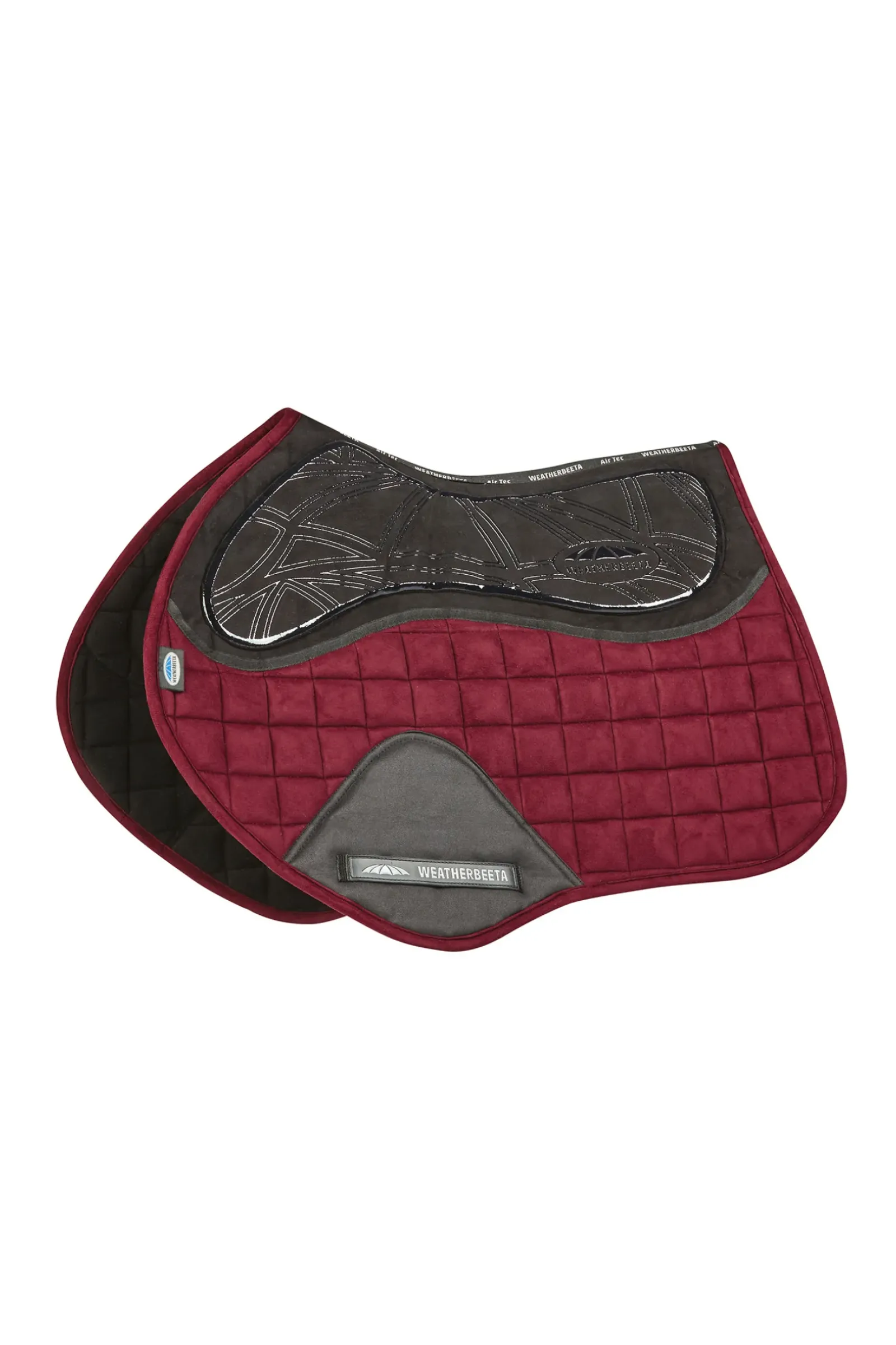 weatherbeeta Tapis De Selle De Saut D'Obstacle Ultra Grip Burgundy Hot
